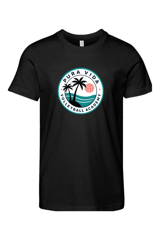 Pura Vida Volleyball Youth Lifestyle T-Shirt Signature Lacrosse