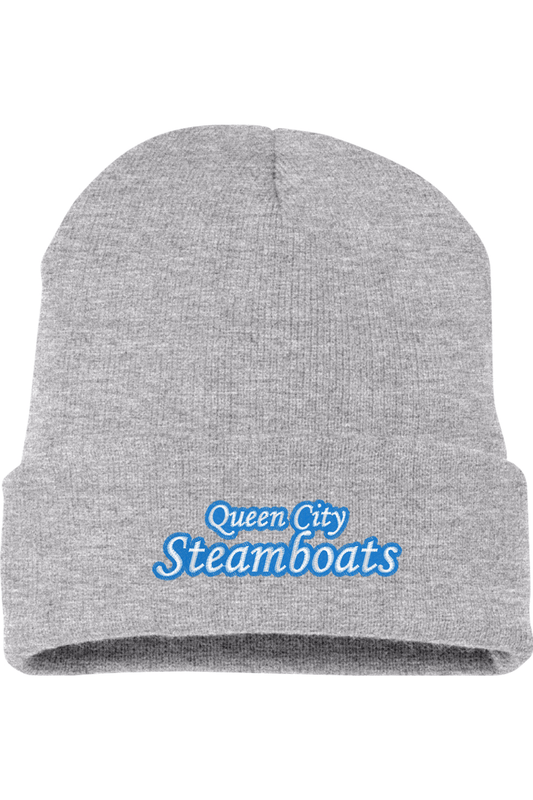 Queen City Steamboats Adult Cuffed Knit Beanie Signature Lacrosse