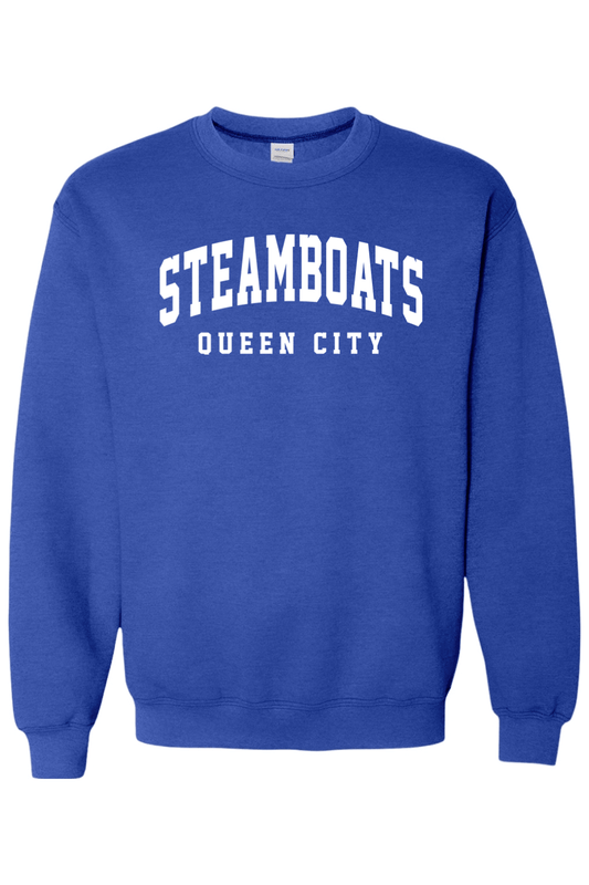 Queen City Steamboats Adult Heavyweight Sweatshirt Signature Lacrosse