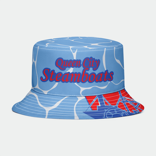 Queen City Steamboats Bucket Hat Signature Lacrosse