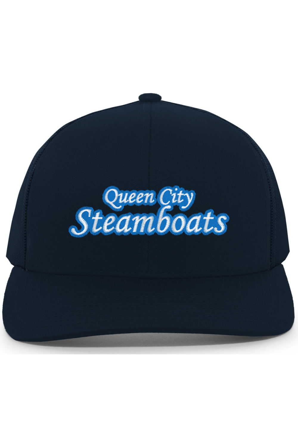 Queen City Steamboats Embroidered Trucker Hat Signature Lacrosse