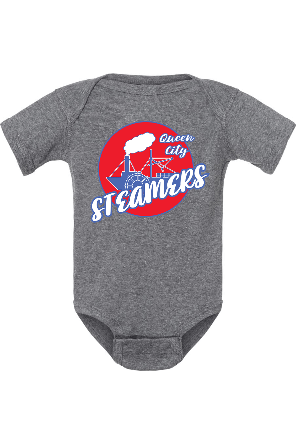 Queen City Steamboats Infant Baby Rib Bodysuit Signature Lacrosse