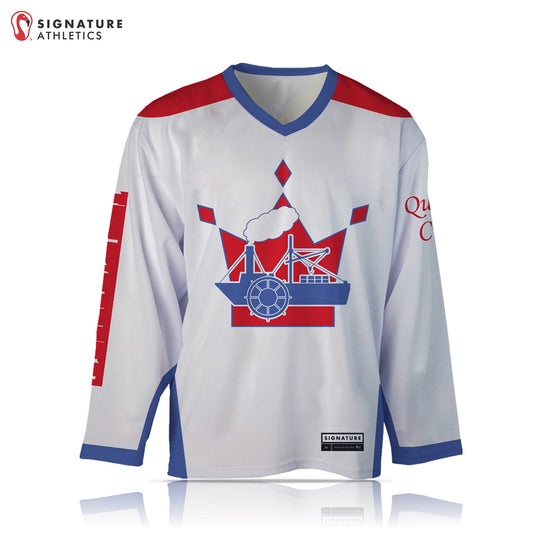 Queen City Steamboats Lacrosse Men's Player Box Jersey - Light Signature Lacrosse