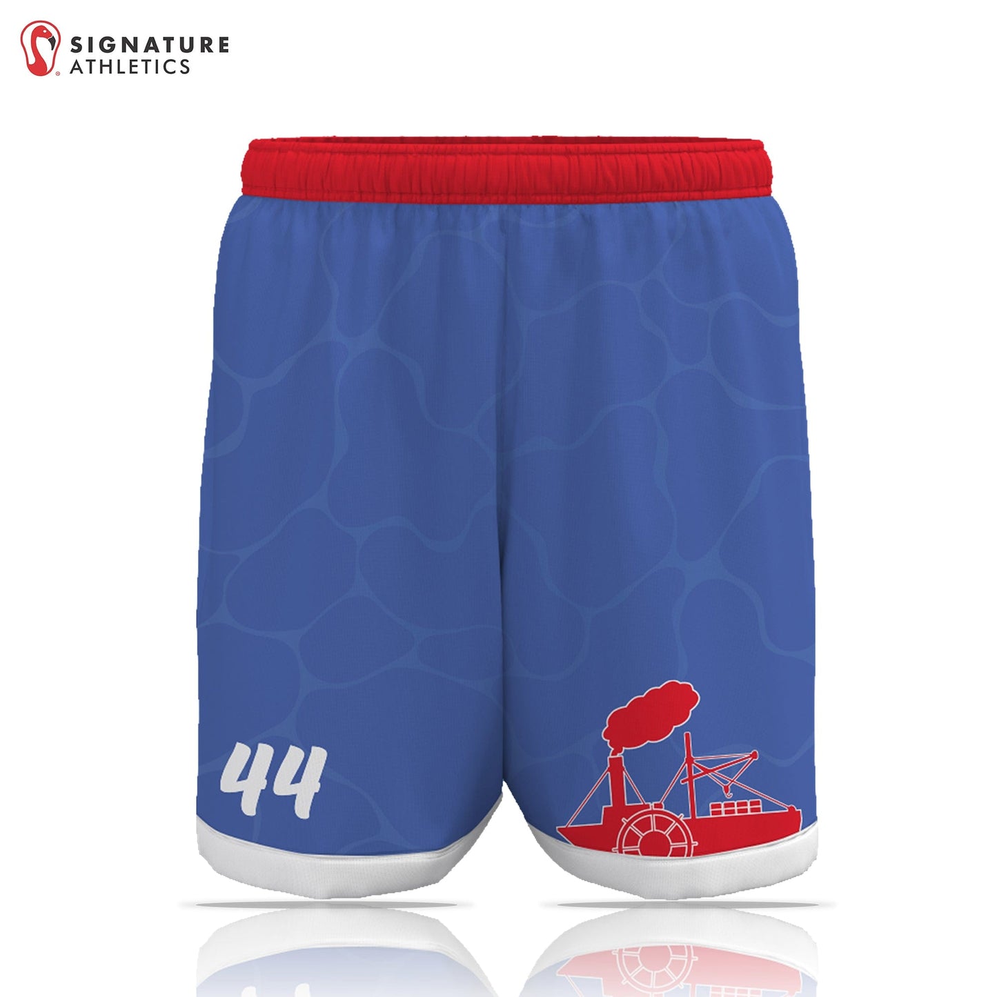 Queen City Steamboats Lacrosse Men's Player Game Shorts: Queen City Signature Lacrosse