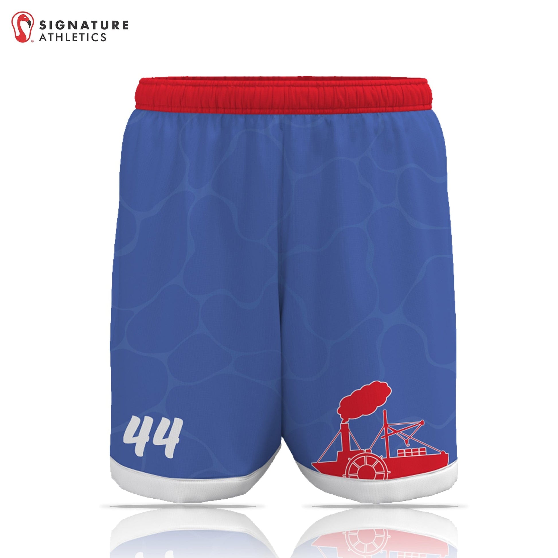 Queen City Steamboats Lacrosse Men's Player Game Shorts: Queen City Signature Lacrosse