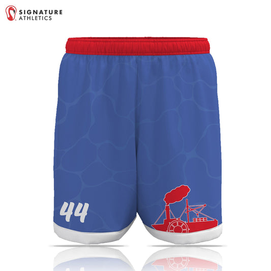 Queen City Steamboats Lacrosse Men's Player Game Shorts: Queen City Signature Lacrosse