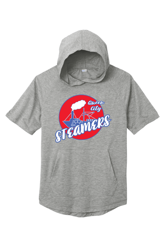 Queen City Steamboats Short Sleeve Hoodie Signature Lacrosse