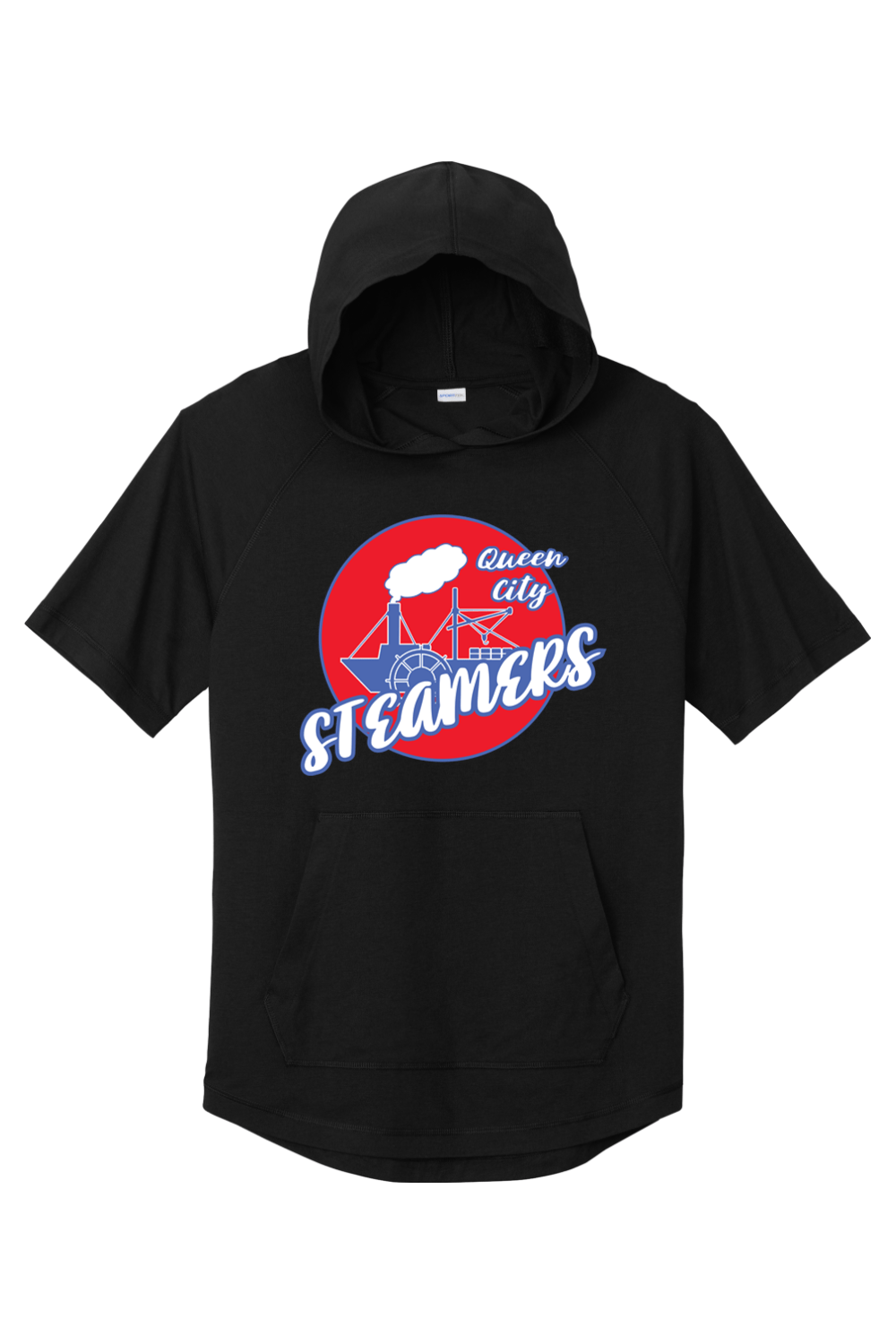 Queen City Steamboats Short Sleeve Hoodie Signature Lacrosse