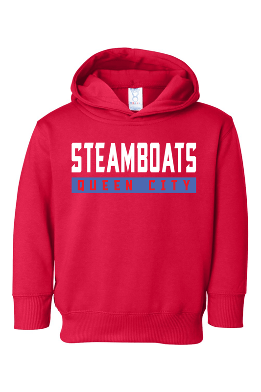 Queen City Steamboats Toddler Fleece Hoodie Signature Lacrosse