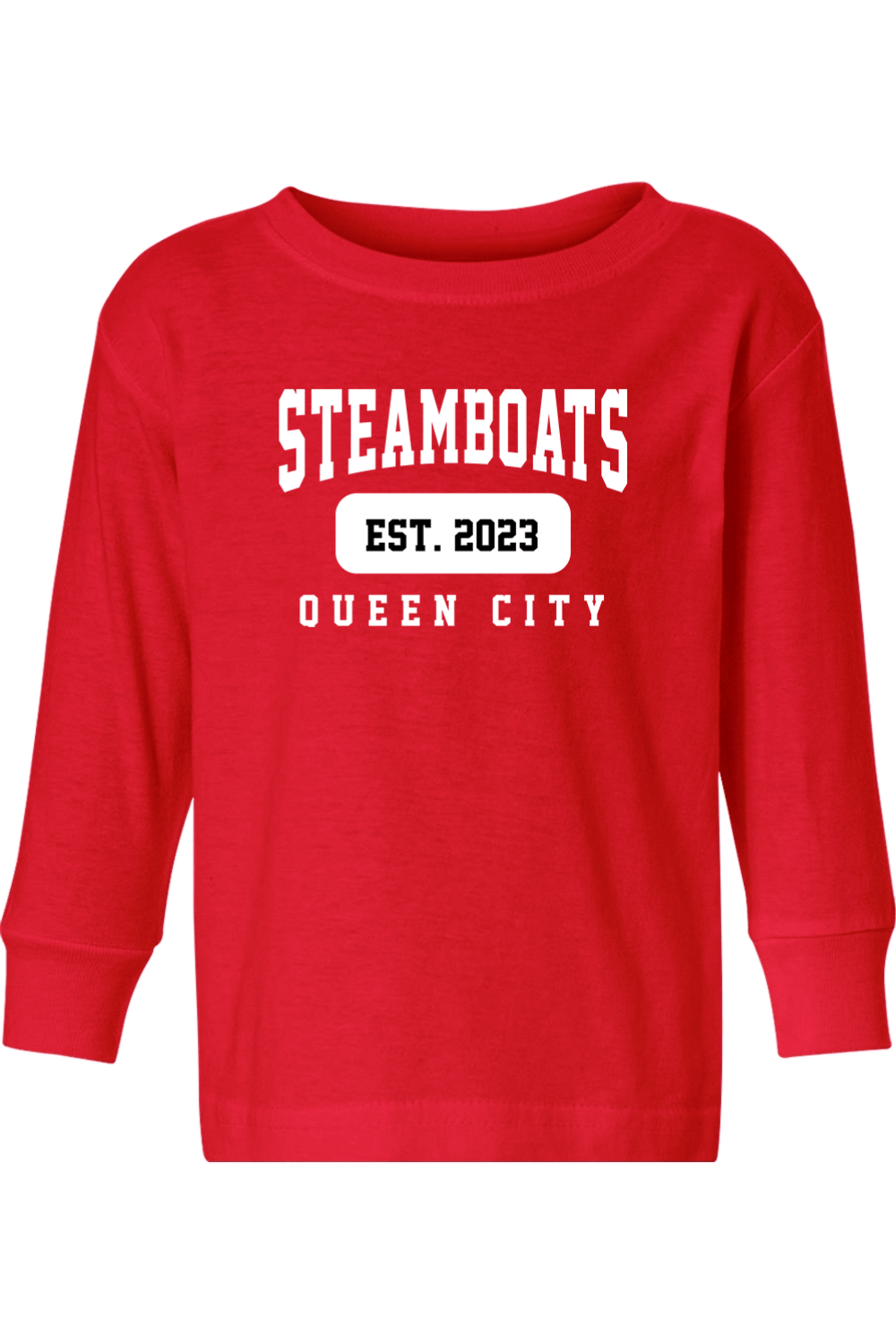 Queen City Steamboats Toddler Long Sleeve T-Shirt Signature Lacrosse