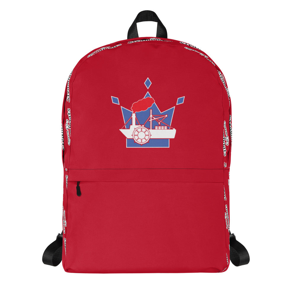 Queen City Steamboats Travel Backpack Signature Lacrosse