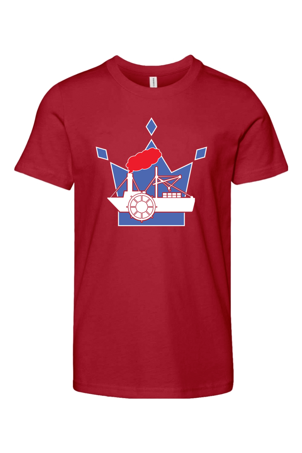 Queen City Steamboats Youth Lifestyle T-Shirt Signature Lacrosse