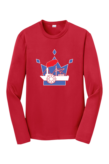 Queen City Steamboats Youth Long Sleeve T-Shirt Signature Lacrosse