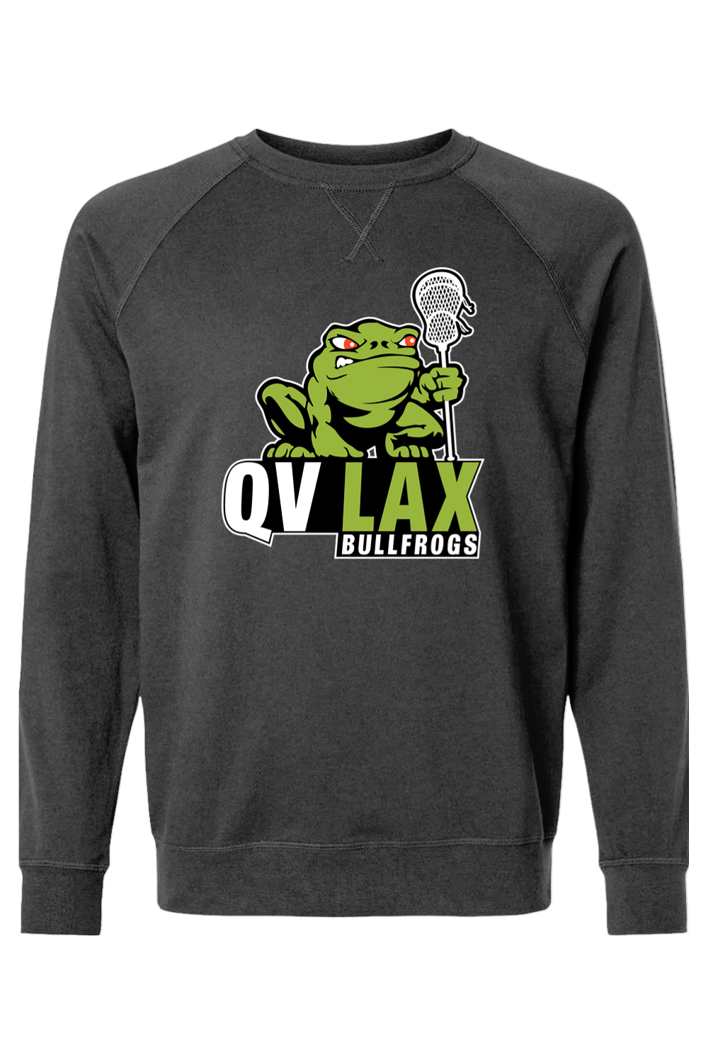 Quienbaug LC Adult Heavyweight Raglan Long Sleeve Signature Lacrosse