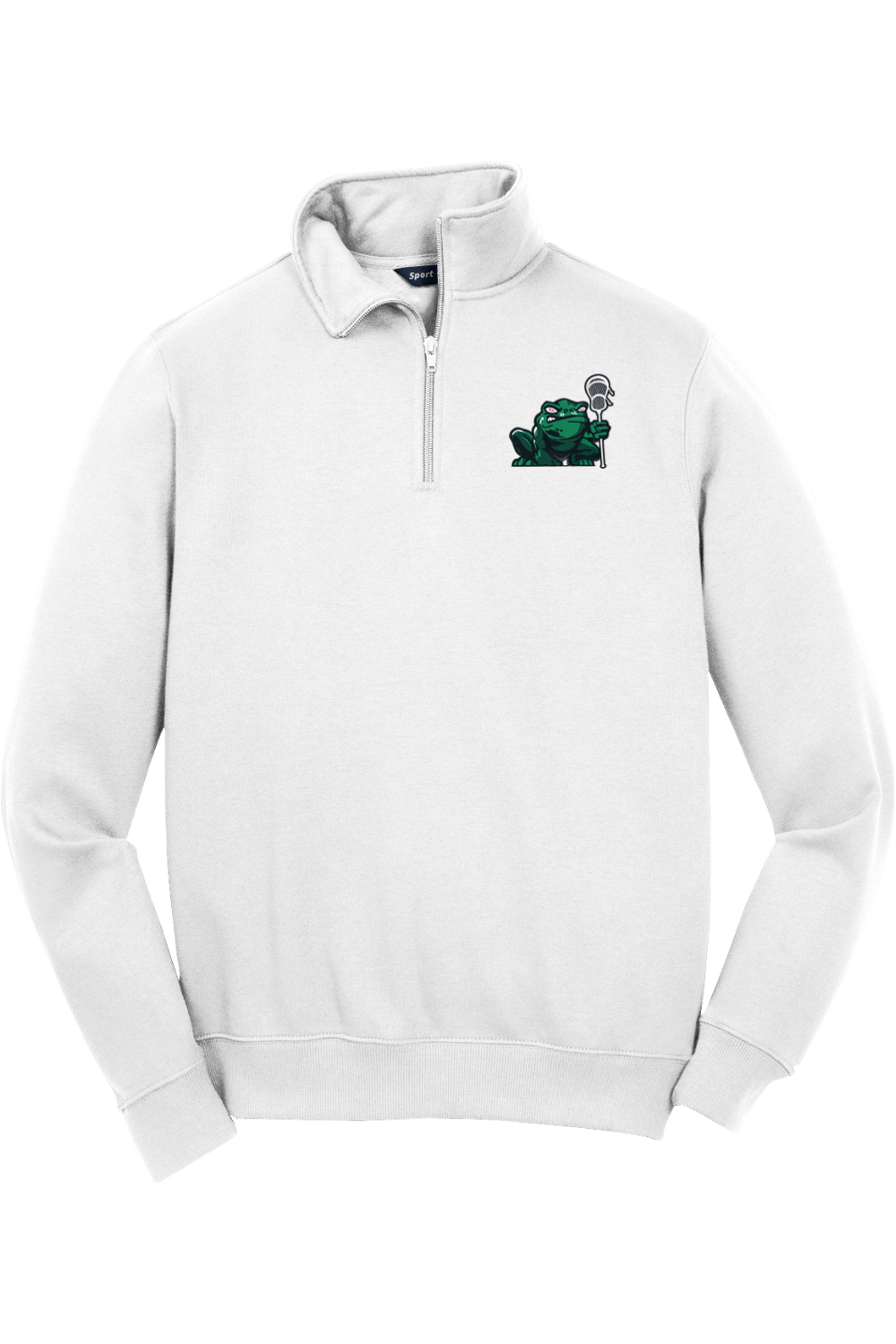 Quinebaug LC Adult Embroidered Quarter-Zip Pullover Signature Lacrosse