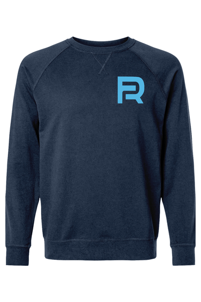 R2Cares Baseball Adult Heavyweight Raglan Long Sleeve Signature Lacrosse