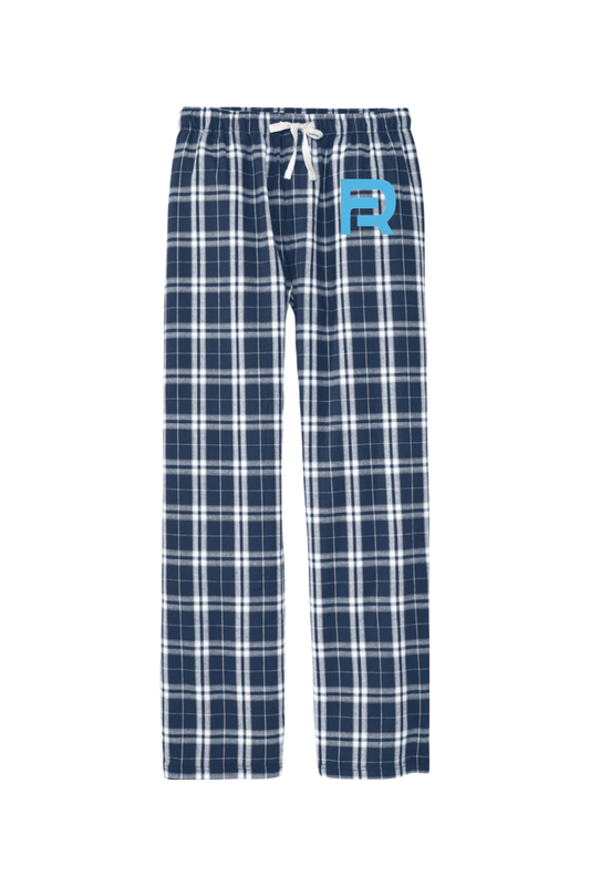 R2Cares Baseball Adult Men's Flannel Plaid Pants Signature Lacrosse