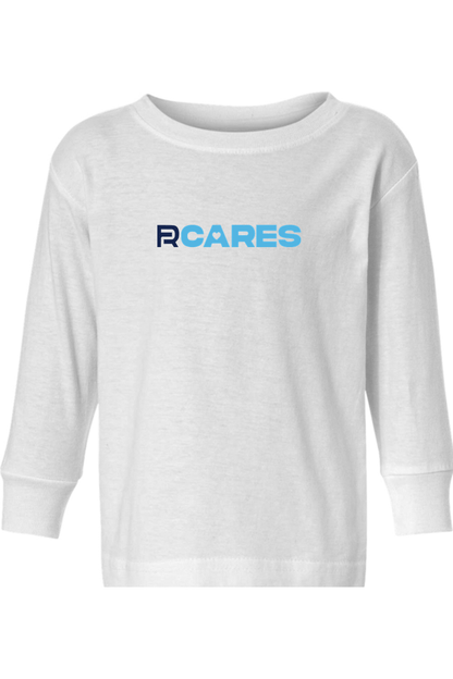 R2Cares Baseball Toddler Long Sleeve T-Shirt Signature Lacrosse