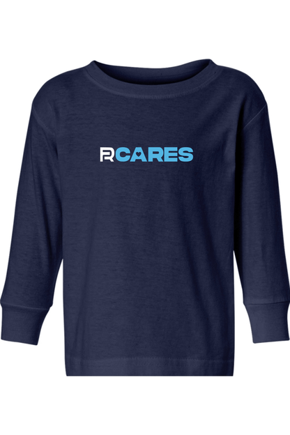 R2Cares Baseball Toddler Long Sleeve T-Shirt Signature Lacrosse