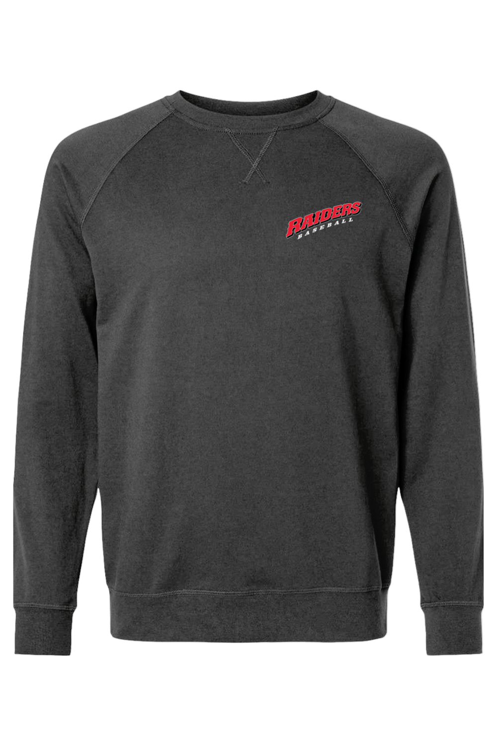 Raiders Baseball Adult Heavyweight Raglan Long Sleeve Signature Lacrosse