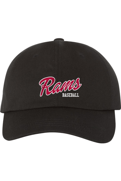 Rams Baseball Embroidered Dad Hat Signature Lacrosse