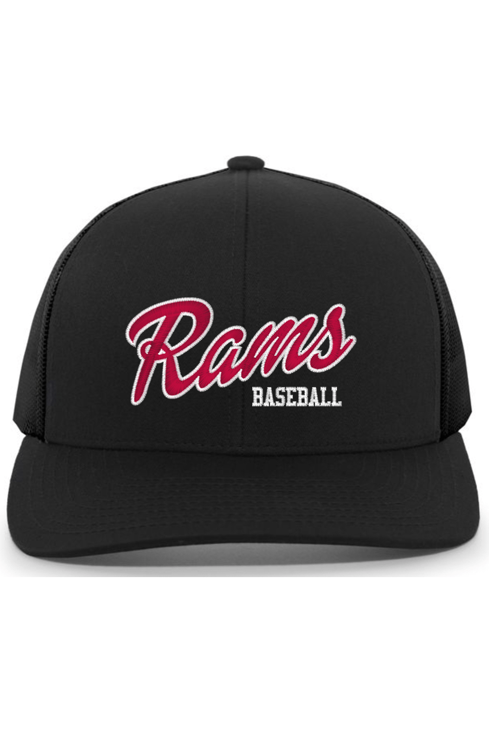 Rams Baseball Embroidered Trucker Hat Signature Lacrosse