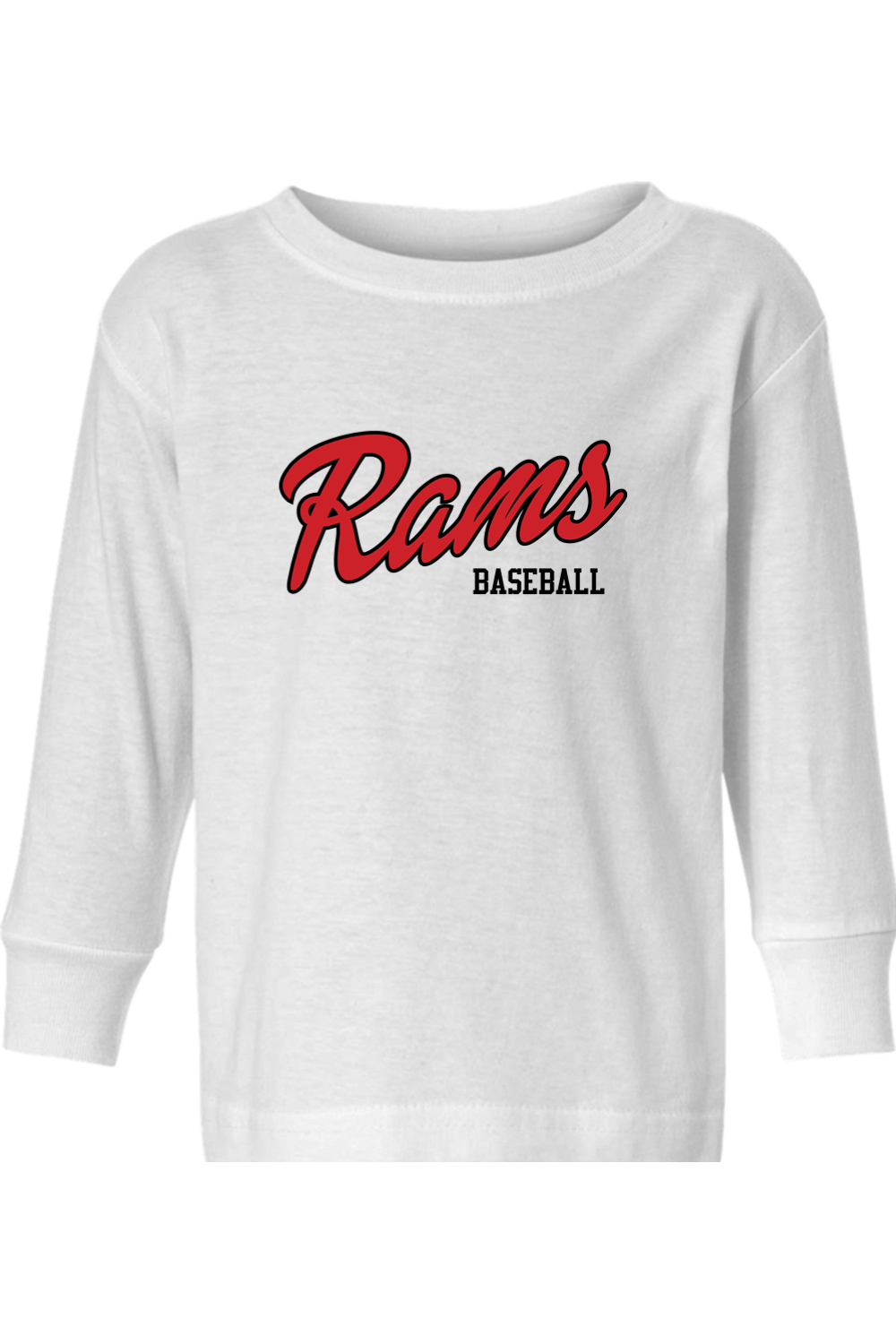 Rams Baseball Toddler Long Sleeve T-Shirt Signature Lacrosse