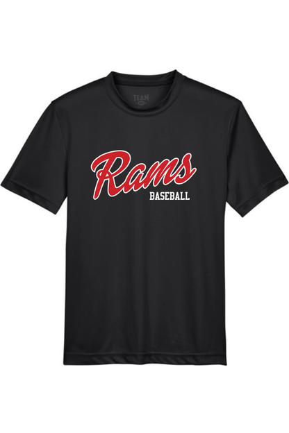 Rams Baseball Youth Athletic T-Shirt Signature Lacrosse
