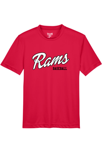 Rams Baseball Youth Athletic T-Shirt Signature Lacrosse