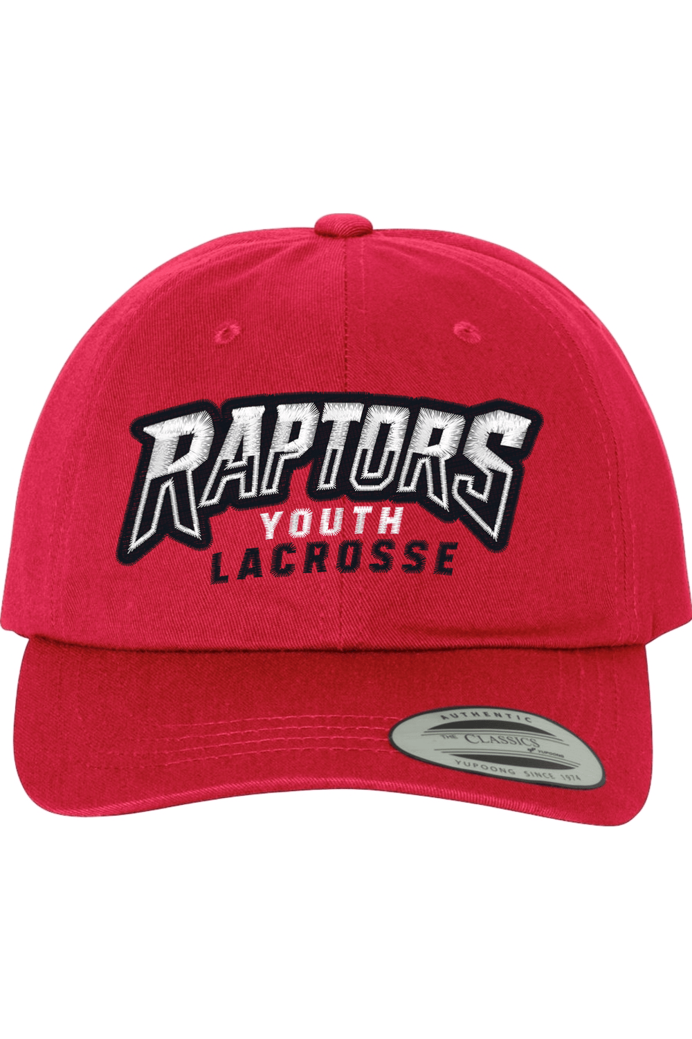 Raptors Lacrosse Embroidered Dad Hat Signature Lacrosse
