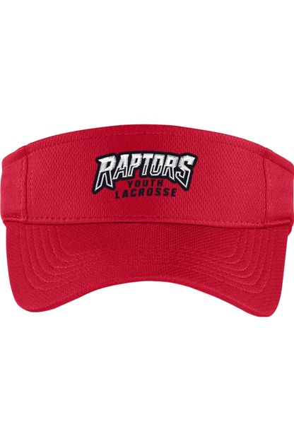 Raptors Lacrosse Embroidered Visor Signature Lacrosse