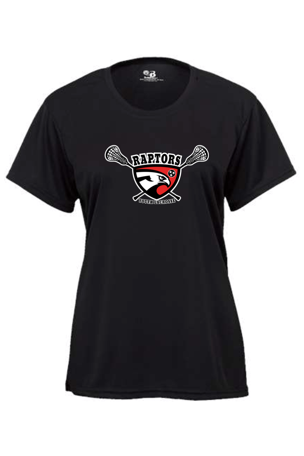 Raptors Lacrosse Youth Girl's Athletic T-Shirt Signature Lacrosse