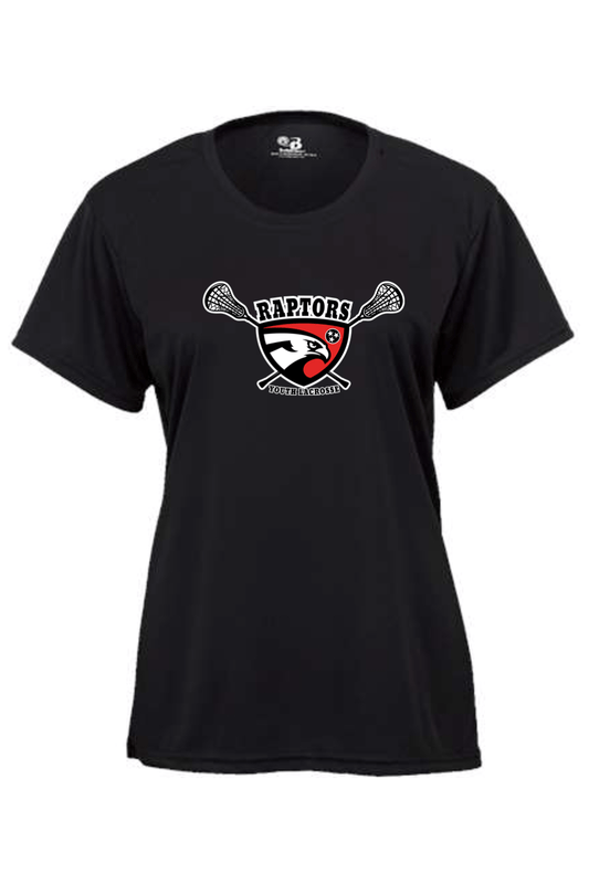Raptors Lacrosse Youth Girl's Athletic T-Shirt Signature Lacrosse