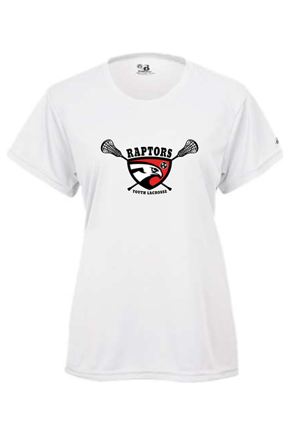 Raptors Lacrosse Youth Girl's Athletic T-Shirt Signature Lacrosse