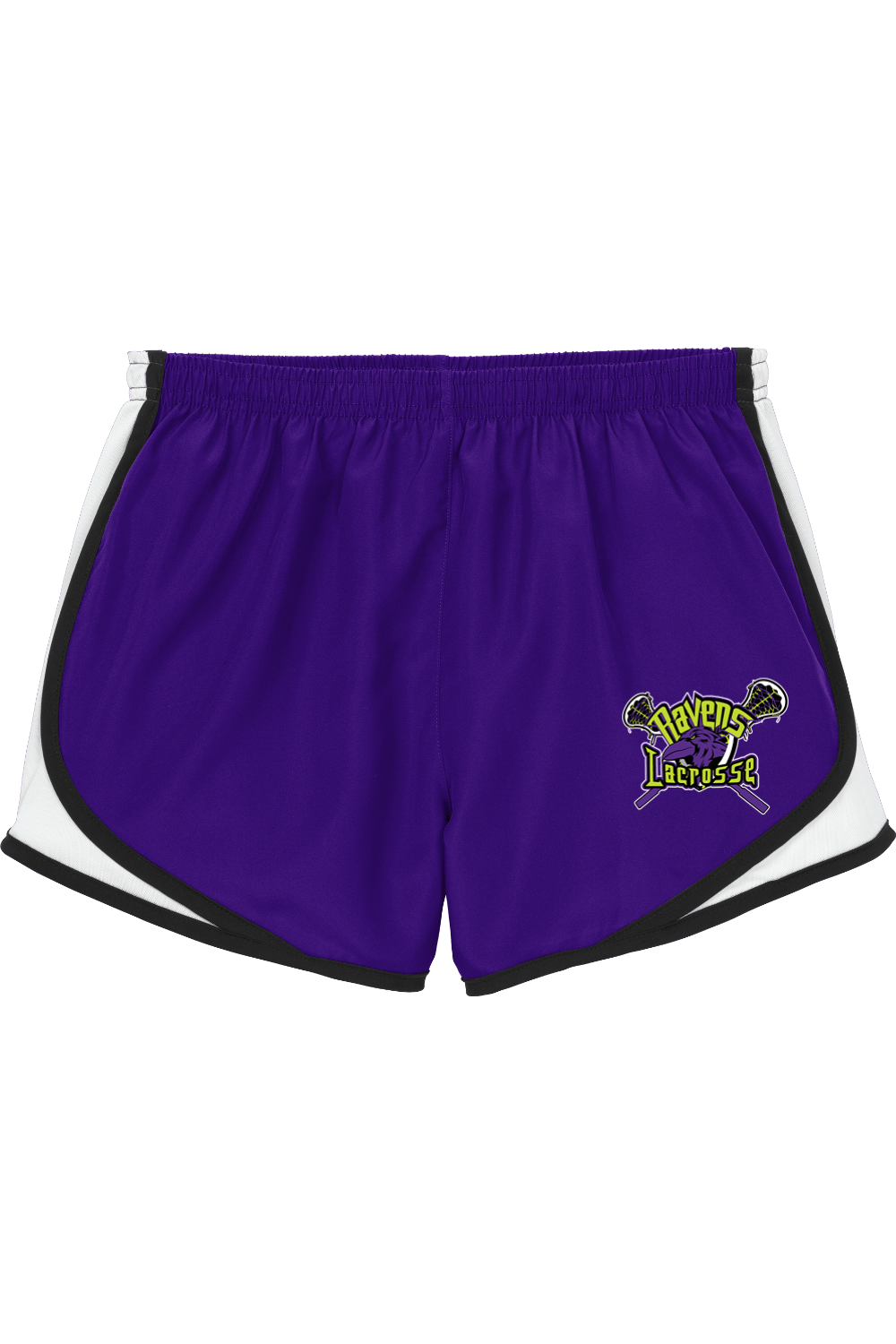 Ravens Lacrosse Adult Athletic Women's Shorts Signature Lacrosse