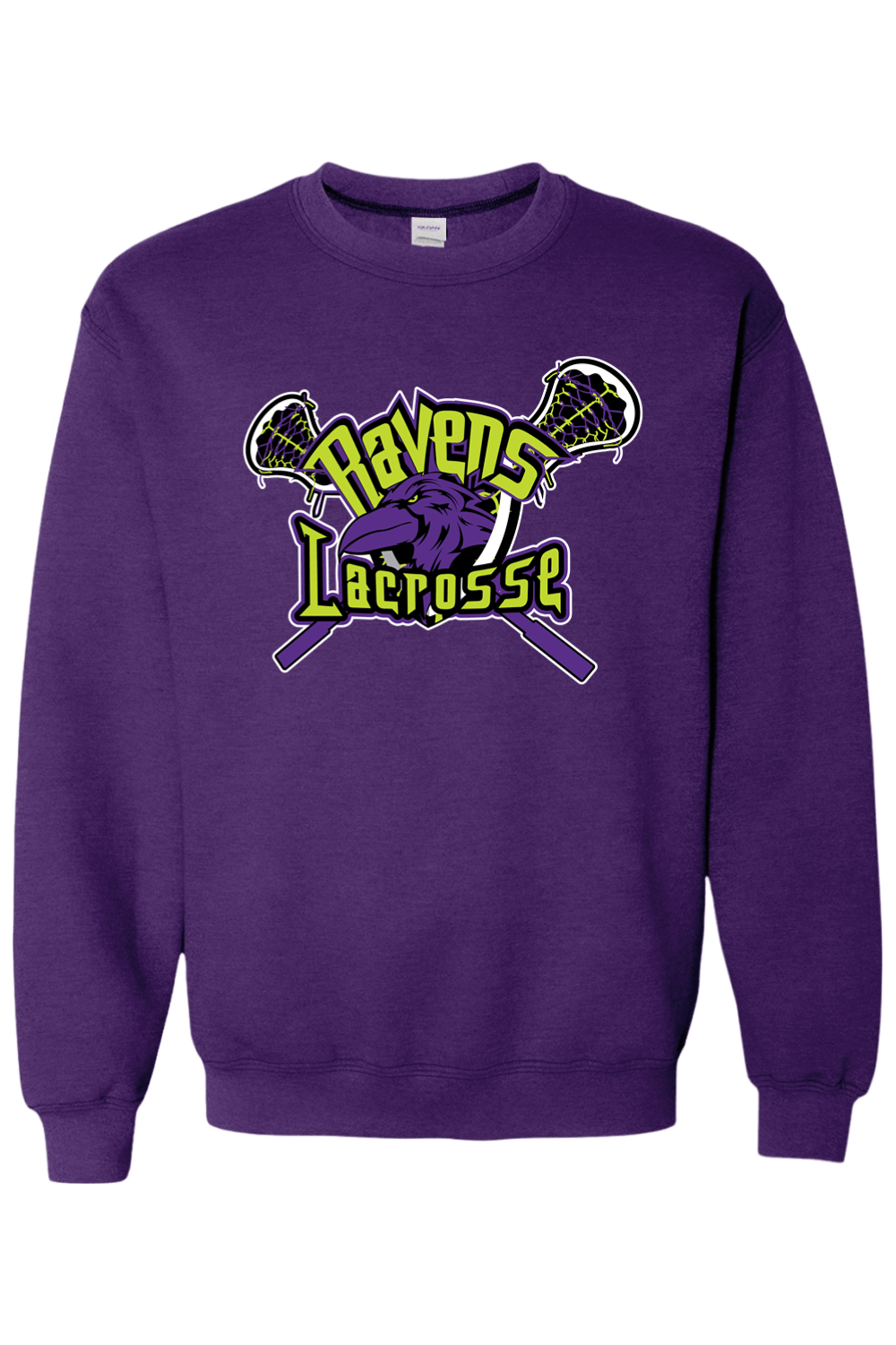 Ravens Lacrosse Adult Heavyweight Sweatshirt Signature Lacrosse