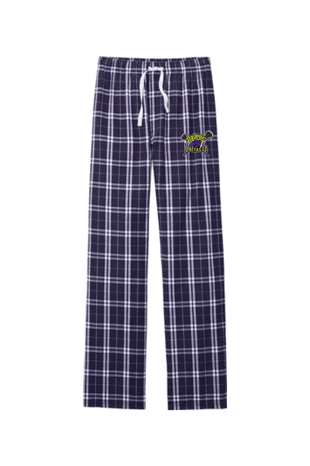 Ravens Lacrosse Adult Men's Flannel Plaid Pants Signature Lacrosse
