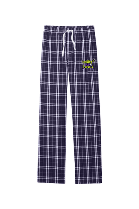 Ravens Lacrosse Adult Men's Flannel Plaid Pants Signature Lacrosse