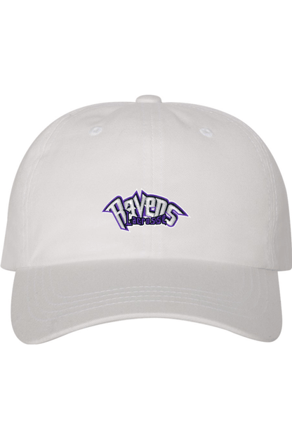 Ravens Lacrosse Embroidered Dad Hat Signature Lacrosse