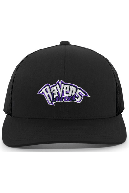 Ravens Lacrosse Embroidered Trucker Hat Signature Lacrosse
