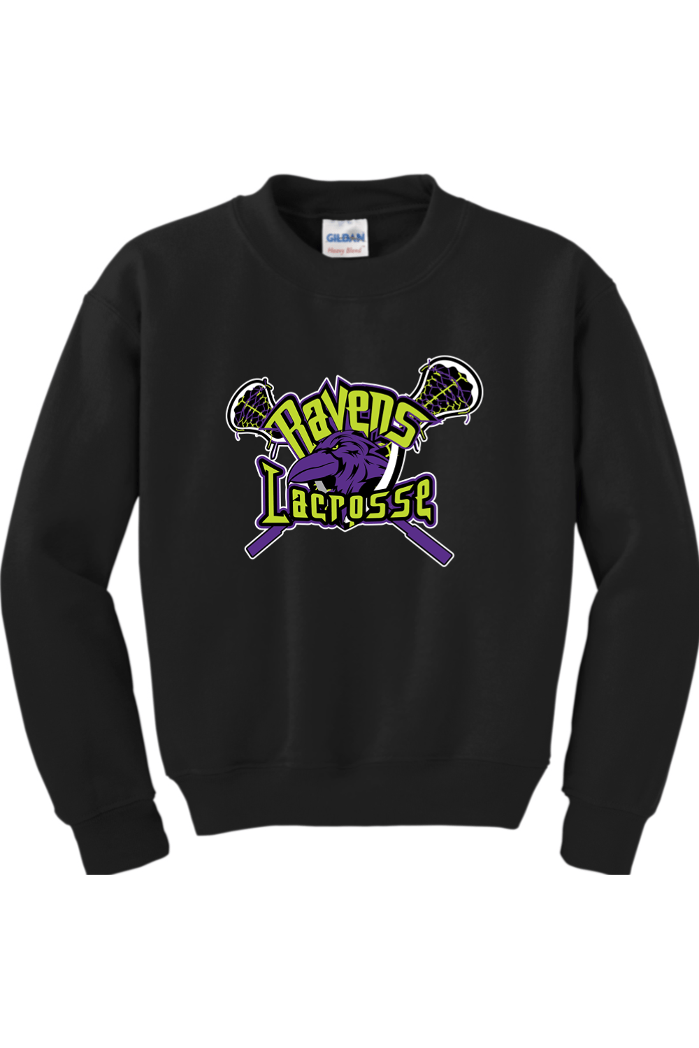 Ravens Lacrosse Youth Sweatshirt Signature Lacrosse
