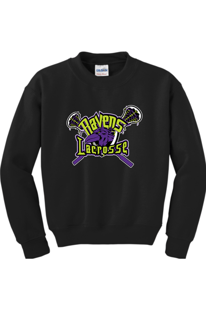 Ravens Lacrosse Youth Sweatshirt Signature Lacrosse