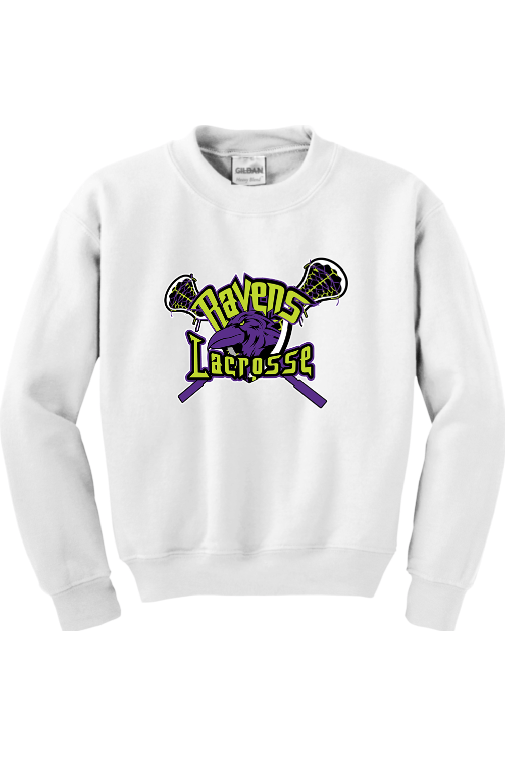 Ravens Lacrosse Youth Sweatshirt Signature Lacrosse