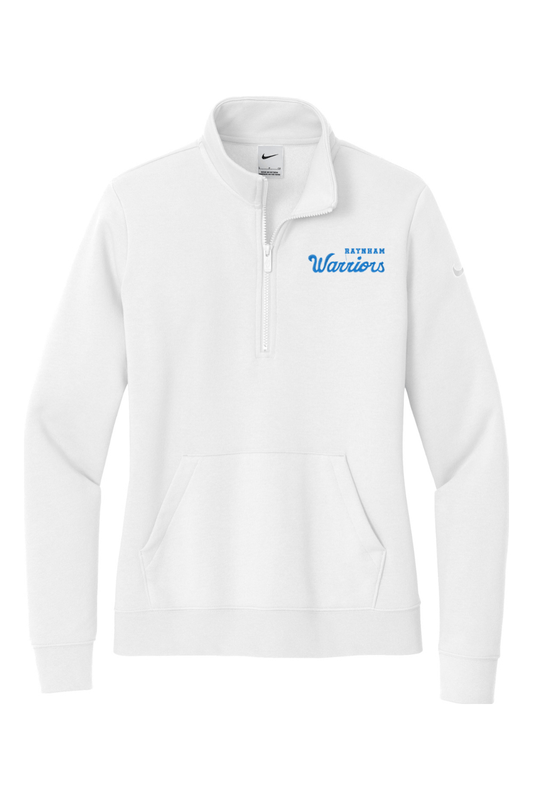 Raynham Lacrosse Ladies Club Fleece Sleeve Swoosh 1/2-Zip Signature Lacrosse