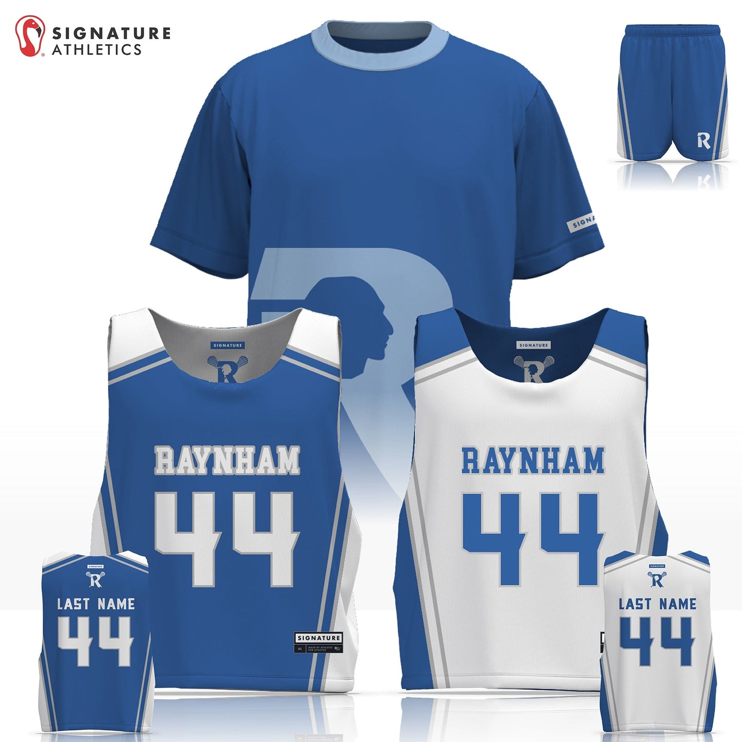 Raynham Lacrosse Men's 3 Piece Player Package: 1/2 2035 Signature Lacrosse