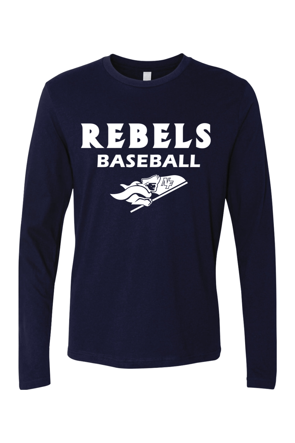 Rebels Baseball Adult Long Sleeve T-Shirt Signature Lacrosse