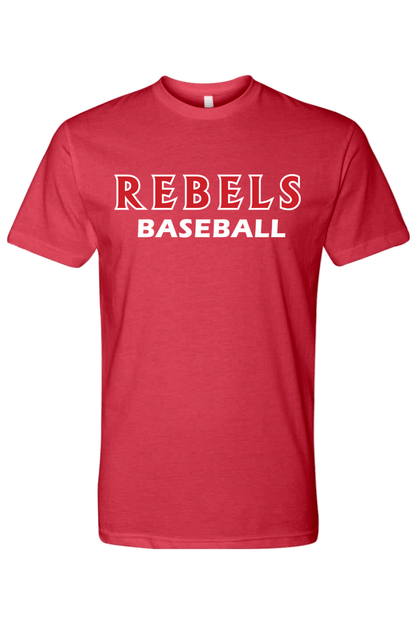 Rebels Baseball Adult Men's T-Shirt Signature Lacrosse