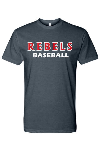 Rebels Baseball Adult Men's T-Shirt Signature Lacrosse