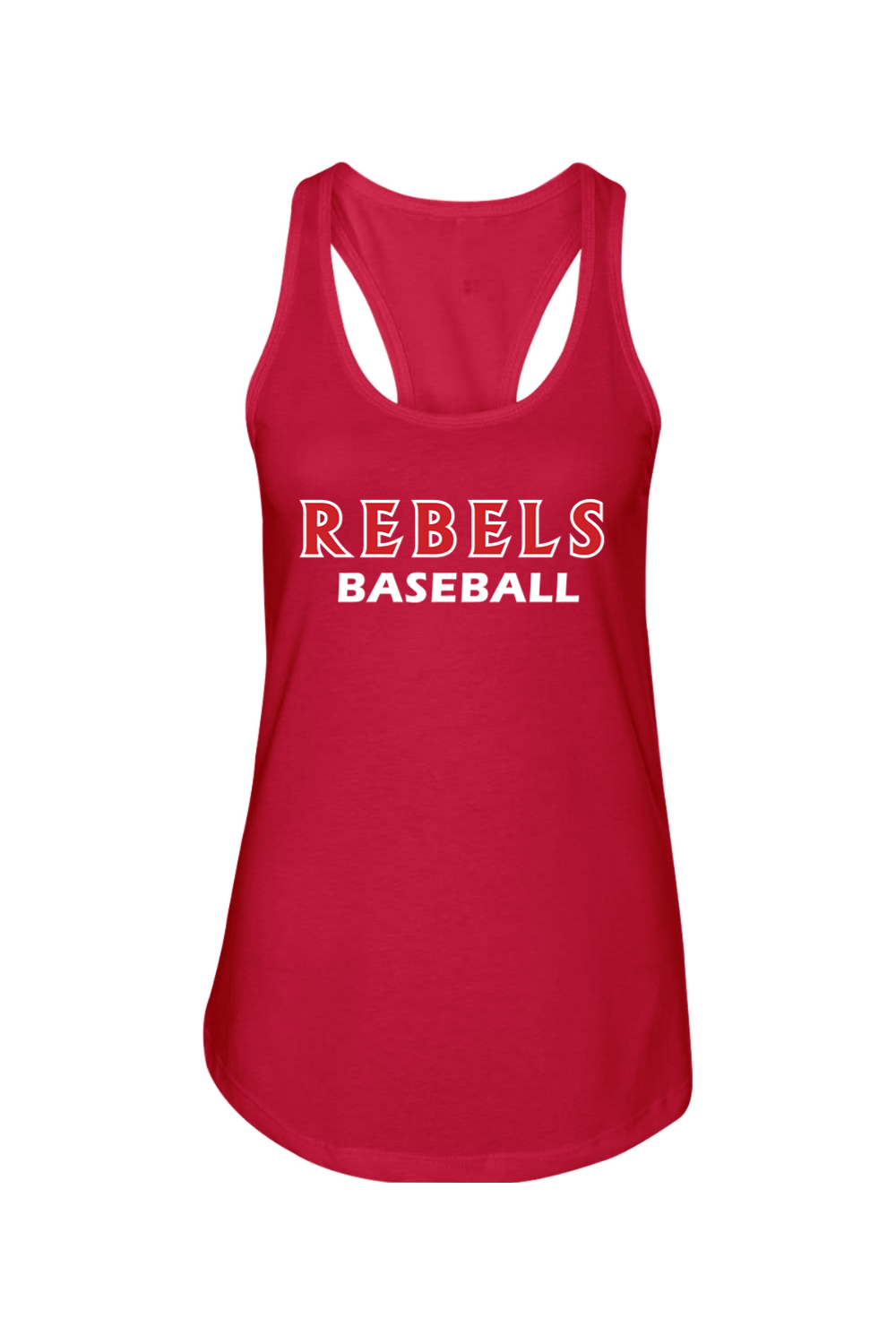 Rebels Baseball Adult Women's Tank Top Signature Lacrosse