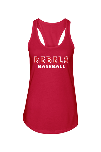 Rebels Baseball Adult Women's Tank Top Signature Lacrosse